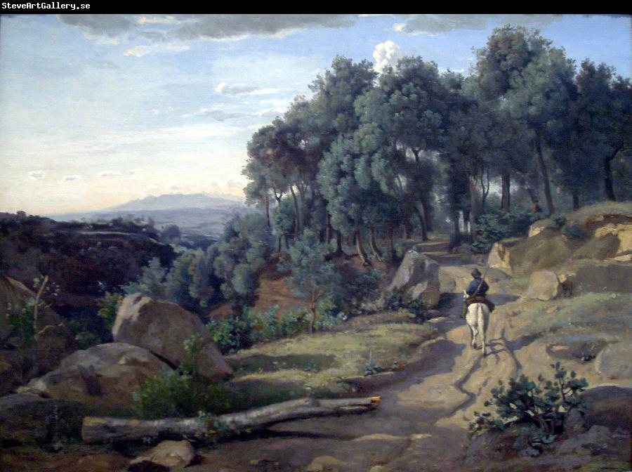 Jean-Baptiste-Camille Corot A View near Volterra